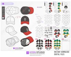 Baseball Cap Vector Fashion Flats Design Pack 0.2 - Apparel Design Templates Take your baseball cap designs to the next level with our Baseball Cap Vector Fashion Flats Design Pack 0.2 - a collection of vector fashion design templates that includes flat sketches, fashion prints, and tech packs. Our design set is perfect for apparel designers and fashion design students who are looking for inspiration and resources to enhance their skills. The templates are compatible with fashion design software and programs, making them easy to customize and use in your own designs. Whether you're a beginner or an experienced designer, our Baseball Cap Vector Fashion Flats Design Pack 0.2 provides you with the necessary practice material and tools to improve your skills and create stunning baseball cap de Fashion Design Software, Digital Fashion Design, Fashion Design Template, Flat Sketches, Tech Pack, Cap Designs, Design Student, Technical Drawing, Design Set