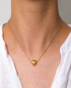 18K Gold filled Individuality small Solid Heart Pendant Dainty Chain Sweater Necklace Stainless Steel Jewelry Material : 18K gold filled over stainless steel material. Heart length: 6.6m and 10.5m wide Chain: 16inch length.They are impervious to water and they will not change their color.While wearing this jewelry, they will not cause any allergic reactions to skin. Gold Heart Necklace With Box Chain, Gold Stainless Steel Heart Necklace For Everyday, Everyday Gold Heart Necklace In Stainless Steel, Everyday Gold Stainless Steel Heart Necklace, Gold Heart Shaped Box Chain Jewelry, Gold Heart Pendant Necklace With Box Chain, Gold Heart Pendant Necklace In Stainless Steel, Gold Stainless Steel Heart Necklace With Adjustable Chain, Gold Stainless Steel Heart Pendant Necklace