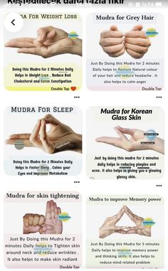 Mudra For Glowing Skin, Mudra For Skin, Hand Mudra, Mantra For Good Health, Hand Gestures