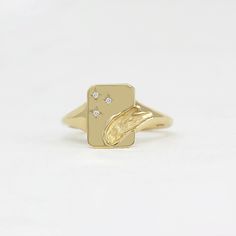 Stay posted for rest of the golden moment – Recycled Gold, Small Boxes, Round Brilliant Cut Diamond, Signet Ring, Brilliant Cut Diamond, The Golden, Jewelry Pieces, Beautiful Jewelry, Diamond Cuts