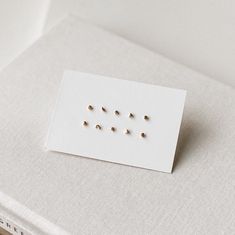 Tiny Stud Earrings Set of 5 Pairs - Dainty Earrings - Small Earrings - 14k Gold - Minimalist Geometric Studs Gold Minimalist Studs For Gift, Gold Minimalist Nose Studs For Anniversary, Minimalist Gold Studs, Jewelry Necklace Simple, Multiple Piercings, Minimalist Earrings Studs, Geometric Studs, Moon Studs, Minimalist Studs