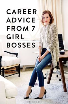 To continue my girl crush on Katherine Power --> Listen up, aspiring fearless leaders! Here's some valuable advice from 7 girl bosses Looks Jeans, Look Office, Gloria Steinem, Blazer Jeans, Career Woman, Women Leaders, Best Careers, Successful Women, Teenager Outfits