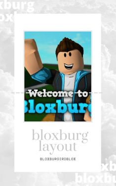 the welcome to bloxburg layout is shown in this screenshoto image