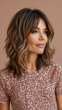 Medium-Length Shag Haircuts Shoulder Length Hair With Layers, Hair With Layers, Shag Haircuts, Saving Techniques, Voluminous Hair, Hair Essentials, Shag Haircut, Time Saving, Shoulder Length Hair