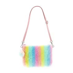 Introducing the Plushy Rainbow Handbag! Embrace your playful side with this quirky handbag featuring a soft, plush rainbow design. Perfect for adding a pop of color to any outfit and sure to make you stand out in a crowd. (Warning: may cause excessive smiling and compliments.) Style: Aesthetic Handbag Size: 22 x 17 cm Material: Polyester Free shipping WorldwideDelivery time: 15-35 days Playful Multicolor Crossbody Bag, Cute Rainbow School Bag, Cute Rainbow School Bags, Fun Multicolor Crossbody Shoulder Bag, Playful Multicolor Shoulder Bag For School, Playful Rainbow School Bag, Rainbow Crossbody Bag For Everyday Use, Trendy Rainbow Bags For Everyday Use, Trendy Rainbow Rectangular Bag