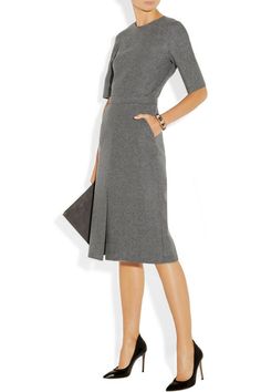 Minimal, Street, Glamour, Haute Couture, Luxury, Fashion, Chic, Style, Designers and more. Chique Outfits, Grey Dress, Virtual Fashion, Womens Fashion For Work, Business Attire, Office Fashion, Outfit Casual