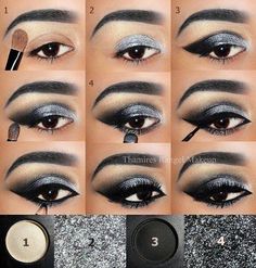 Shine Makeup, Makeup Silver, Make Up Kits, Makeup Drawing, Makeup 101, Bronze Makeup, Natural Eyeshadow, Afrikaanse Mode, Smink Inspiration