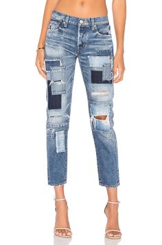 Jeans With Patches, Look Jean, Upcycle Jeans