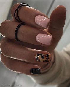 Small Nails, Sassy Nails, Nails Fashion, Leopard Nails, Short Square Acrylic Nails, Nails 2023, Short Acrylic Nails Designs, Neutral Nails, Square Acrylic Nails