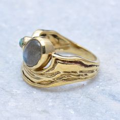 "Ethiopian Opal Ring,Labradorite Ring,Multistone Ring,Two Stone Ring, Best Friend Gift, Handmade Ring Jewelry, Brass Ring,Gold Ring,DCS-9025 ❥ Add this beautiful one little thing of galactic shine to make you feel unique and to transform your lives. Perfect for any kind of outfit and every occasion. ❥ Customers satisfaction is our biggest priority, please contact us with any questions/queries for future or existing orders, and we will do our best to make sure you are happy with your order. ❥Plea Multistone Ring, Two Stone Ring, Obsidian Ring, Ethiopian Opal Ring, Gold Statement Ring, Labradorite Ring, Brass Ring, Best Friend Gift, Opal Ring