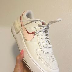 Loved This But Just A Little Too Big For Me! I’m Typically A Size 6.5-7! Nike Af1 Shadow Pink, Pink Low-top Nike Air Force 1 With Gum Sole, Shadow Phantom, Air Force 1, Womens Shoes Sneakers, Nike Women, Air Force, Nike Shoes, Shoes Sneakers