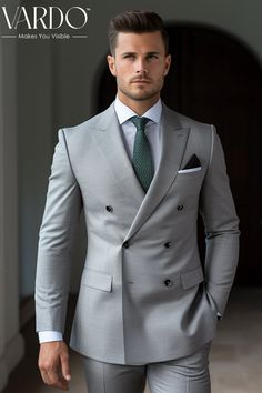 >>ORIGINAL ARTWORK AND CONTENT, PLEASE DO NOT COPY<< Men Suits, Suits For Man, Classic Worsted Grey Double Breasted Suit for Men. Classic Wedding Attire, Wedding Suit, Double Breasted, Formal Fashion Slim Fit Suit Elevate your wardrobe with our Men's Worsted Grey Double Breasted Suit, a masterpiece in classic sophistication. Crafted with precision and tailored to perfection, this suit effortlessly blends modern style with timeless elegance. The luxurious worsted grey fabric exudes refinement, making it a versatile choice for any formal event or business affair. 👔 Key Features: ✓ Double Breasted Design for a Distinguished Look ✓ Premium Worsted Grey Fabric for Unmatched Quality ✓ Tailored Fit for a Sharp and Confident Silhouette ✓ Versatile Style for Formal Events and Professional Settings