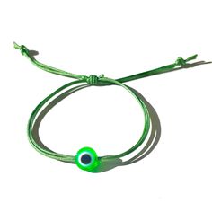 "Evil eye green string bracelet for women men kids a baby and anklet too a simple everyday protection bracelet that is conveniently adjustable with our sliding knot for an easy comfortable fit and custom-made to your own wrist size, we also made it safe to get wet even while bathing, 120 days guarantee 𝗛𝗮𝗻𝗱𝗺𝗮𝗱𝗲 𝗴𝗶𝗳𝘁 A lovely handmade-evil eye-bracelet-gift for you and loved ones Custom made by hand with Love and care in our workshop Free shipping in USA Ready to ship today Safe to ge Green String Bracelet, Eye Green, Handmade Evil Eye, North Miami Beach, Green Bracelet, Green Jewelry, Protection Bracelet, Lucky Charms, Sliding Knot