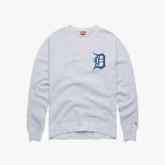 Detroit Tigers Jersey Logo Crewneck Jersey Logo, Detroit Tigers, Classic Looks, Tigers, Crew Neck, ? Logo, Sweatshirts