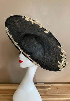 "Need a handcrafted hat in your own style? The custom hats from us (YOUNGHAT) are the perfect option! With a wide range of colors and styles to choose from, you can create a hat that fits your individual taste and personality.  How to order your Custom Hat: 💕If you only want to add a few colors to match your outfit, please feel free to contact me anytime! 💕If you are looking for a customized piece, please send me the link of the hat or fascinator you like in my store, tell me all the details a Black Wide Brim Fascinator For Royal Ascot, Black Gold Silver Hat/fasanater For Wedding, Black Curved Brim Fascinator For Royal Ascot, Black Wide-brim Hat For Royal Ascot, Luxury Six-panel Hat For Kentucky Derby, Ascot Horse Racing, Kentucky Derby Fascinator, Derby Fascinator, Bridal Tea Party