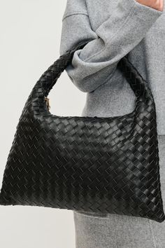 The Leah Woven Hobo is a stylish bag available in classic black or rich espresso. Its woven construction adds a unique touch to any outfit. Elevate your style with this effortless catch-all! Material: Vegan Leather 15.5” L x 2.75” W x 9.625” H Dresses By Length, Resort Style, Midi Maxi Dress, Stylish Bag, Elevate Your Style, Classic Black, Your Style, Espresso, Vegan Leather