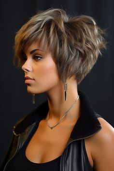 Shaggy Bob for Fine Hair: The Perfect Hairstyle - Inspired Beauty Short Messy Haircuts, Shaggy Layers, Shaggy Bob Hairstyles, Short Shag Hairstyles, Shaggy Bob, Shaved Nape, Bob Haircut For Fine Hair, Bob Hairstyles For Fine Hair, Short Layered Haircuts