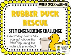 Mini Stem Challenges, Steam Classroom, Duck Rubber, Plastic Store, Elementary Stem Activities, Elementary Stem, Stem Engineering