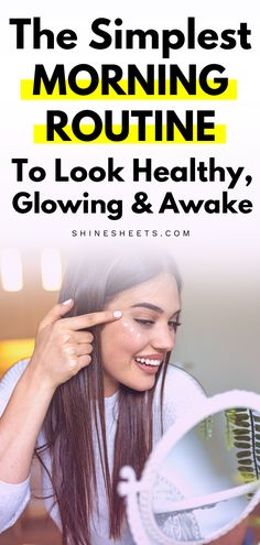 I used to think that I must have an extensive, complex morning routine to make sure I look and feel my best. Turns out, it’s quite the opposite and less can definitely be more when it comes to morning routines. Today I want to share my super-simple morning routine that will reduce your signs of tiredness and make you look and feel rested, glowing + awake in the morning, every day! #morning #routine #routines #morningroutine #lifetips #dailylife #workinggirls #workingmom #beauty #health #wellness A Good Morning Routine, Good Morning Routine, Beauty Routine Schedule, Self Care Worksheets, Beauty Routine Checklist, Bullet Journal For Beginners