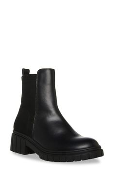 Blondo Prestly Waterproof Leather Bootie (Women) | Nordstrom Low Heel Black Boots, Women’s Black Boots, Black Waterproof Boots, Flat Ankle Boots, Fall Wardrobe Essentials, Summer Wardrobe Essentials, Side Zip Boots, Western Boots Women, Hair Clothes