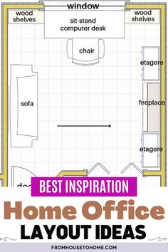 the best inspirational home office layout ideas