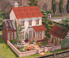 Story Layout, Sims 4 House Plans, House Bloxburg, Sims 4 House Design, Casas The Sims 4, Layout Bloxburg, Sims Houses