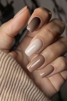 November Nails Colors, November Nail, November Nail Designs, Simple Fall Nails, November Nails, Fall Nail Trends, Fall Gel Nails, Accent Nail