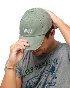 Inspired by the Ponderosa Pines up north, we created this one-size-fits-all wilderness hat for those who need to get up, get out, and get wild! 100% cotton dyed twill Unstructured, six-panel, low-profile Tri-glide buckle closure This isn't your average outdoor gear... Every purchase helps fund and host local wilderness cleanups. Learn more and join a cleanup here! Ponderosa Pine, Up North, Couple Time, Dad Hat, Getting Out, Get Up, Outdoor Gear, Dad Hats, Low Profile