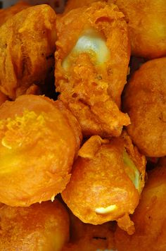 some fried food is sitting in a bowl