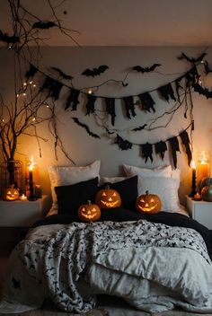 #BEAUTY, #RELATIONSHIPS #Fashion #Animals #Outfits #Winter Outfits #Animals Halloween Theme Bedroom Ideas, Halloween Decor For Room, Creepy Bedroom, Halloween Decorations Bedroom, Haunted Bedroom, Spooky Bedroom Decor, Halloween Bedroom Ideas, Bedroom Halloween Decor, Bedrooms Decorations