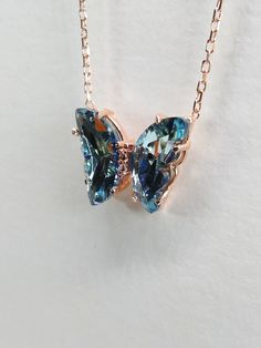 This necklace will be a nice gift for your loved ones with its meaning and style.🦋 🦋What does the butterfly icon mean? The butterfly symbolizes youth and dynamism in the Far East. In ancient Greece, it symbolizes the influence of the soul on the body and the great changes this effect creates. In ancient wisdom, the Butterfly is a direct symbol of the soul, symbolizing the freedom, lightness and grace of the soul. PRODUCT FEATURES; ✰ Weigth: 3gr ✰ Height: 44 Cm - 17.03 Inches (in video) but optional ✰Color🎨: Rose Gold ✰Pendant Height: 1 cm - 0.39 Inches ✰Material: 925 Silver * This carefully made necklace will be a display of simplicity and elegance on your neck. * All of our products are handmade and their materials are 925 sterling silver. 💎MATERİAL * 925 Sterling Silver -  Rose Gold Mother's Day Butterfly Jewelry With Butterfly Charm, Mother's Day Jewelry With Butterfly Charm, Mother's Day Butterfly Charm Jewelry, Mother's Day Butterfly Necklace, Turquoise Butterfly Charm Jewelry Gift, Blue Butterfly Jewelry With Butterfly Print, Turquoise Butterfly Jewelry For Gifts, Turquoise Butterfly Jewelry For Gift, Blue Butterfly Necklace For Gifts