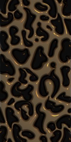 an abstract black and brown background with lots of different shapes