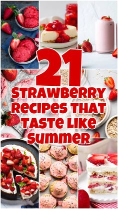 strawberry recipes that taste like summer