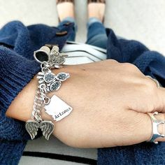 Holy Cold Weather Batman !! Arizona has shifted to winter ! Froze my butt off in my Leopard print "Grandma shoes" as my siblings like to say 😂. Shout out to the FaMBam for stacking up my jamesavery charm bracelet. Happy New Years Eve Everyone ! 🍾🥂 ° ° #jamesavery #flats #ootd #cold #az #instastyle #princessring #stripes #targetstyle #cardigan #texas #charmbracelet #myjamesavery Spiritual Everyday Nickel-free Charm Bracelet, Stainless Steel Charms Jewelry For Friendship, Stainless Steel Jewelry Charms For Friendship, Friendship Stainless Steel Jewelry With Charms, Everyday Sterling Silver Chain Bracelet With Charms, Everyday Spiritual Charm Bracelet, Everyday Stainless Steel Bracelets With Charms, Everyday Personalized Metal Charm Bracelet, Personalized Metal Charms For Everyday