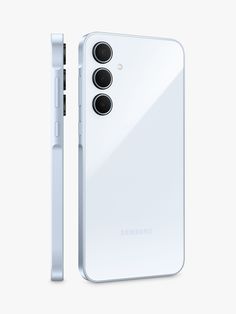 the back and side view of an upcoming samsung foldable phone with dual camera lens