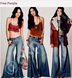 Amazing pair of vintage Y2K Free People / We The Free elephant ear bell bottom wide legs extreme flare denim jeans. These jeans are sooooo flattering!! They look great all Four Seasons but are especially cute as Summer jeans / Festival jeans.  These beauties have the "Easy Rider Wash" medium wash with cool light whiskered areas.  Low rise fit jeans with an over-exaggerated bell bottom.  100% Cotton, very soft, beautiful flowy lightweight denim fabric. Pockets. Belt loops. Raw hems.  Very bohemia Vintage Faded Denim Flare Jeans, Y2k Flare Jeans, Blue Full-length Flare Jeans In Recycled Denim, Bohemian Full-length Denim Bottoms, Elephant Bell Bottoms, Free People Bell Bottom Jeans, Jeans Unique, Festival Summer, Flare Denim Jeans