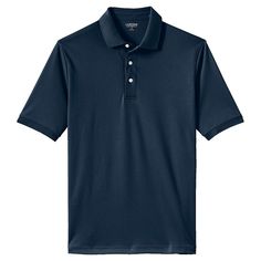 Premium polo. This men's polo shirt from Lands' End stands out from the rest. Premium polo. This men's polo shirt from Lands' End stands out from the rest. Soft Supima cotton construction resists fading, pilling, wrinkles, and shrinkage Raised, anti-roll collar looks great under a blazer, Banded sleeves 3-button placket Short sleevesFIT & SIZING Classic fitFABRIC & CARE Supima cotton Machine wash Imported Size: XXL. Color: Dark Blue. Gender: male. Age Group: adult. Pattern: Solid. Classic Solid Polo Shirt For Golf, Classic Polo Shirt For Golf, Classic Polo Shirt With Polo Collar For Sports, Classic Blue Polo Shirt For Sports, Navy Collared Polo Shirt For Golf, Classic Collared Golf T-shirt, Blue Collared Polo Shirt For Golf, Classic Blue Polo Shirt For Golf, Blue Polo Shirt For Golf