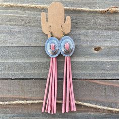 Southwestern Tassel Earrings, Suede Earrings, Embroidered Cactus, Grand Prairie, Western Earrings, Earrings Antique, Suede Tassel, Fringe Earrings, Long Earrings