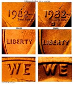 four different images of the same date and location on a piece of paper that says liberty, liberty we are