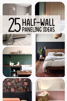 25 half - wall paneling ideas that are perfect for any room in the house