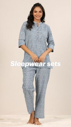 Everyday Clothing, Lazy Day Outfit, Sleeves Designs For Dresses, Night Suit, Sleep And Loungewear, Sleepwear Sets, Loungewear Sets, Co Ord Set