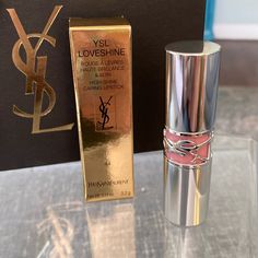 Ysl Love Shine Oil Stick 44 Nude Lavalli’ere Hydrating Lip Oil. The Iconic Lipstick To Oil Hybrid Made With 6 Nourishing Oils And 24hr Hydration Pink Ysl, Makeup Ysl, Hydrating Lip Oil, Ysl Makeup, Yves Saint Laurent Makeup, Lip Hydration, Lip Oil, Makeup Lipstick, Womens Makeup