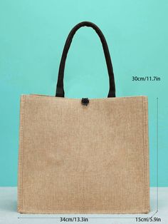 Color : BrownBag Size : SmallPattern Type : TropicalType : Straw BagMaterial : StrawComposition : 100% Polyester Size Bag Height Bag Length Bag Width Handle Height one-size 12.2 13.4 5.9 5.9 Linen Handbags, Simple Linen, Beach Trips, Pink Backpack, Linnet, Word Wrap, Brown Bags, Stylish Gifts, Grocery Shopping