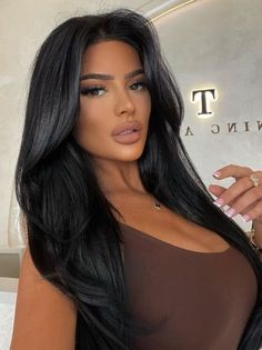 Updos Elegant, Trendy Summer Hairstyles, Rambut Brunette, Glam Waves, Christmas Lingerie, Jet Black Hair, Glamorous Hair, Mode Abaya, Beautiful Braids