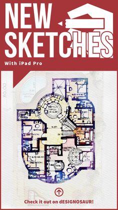 Digital sketch plan Master Suite, Ipad Pro, Youtube Videos, Ipad