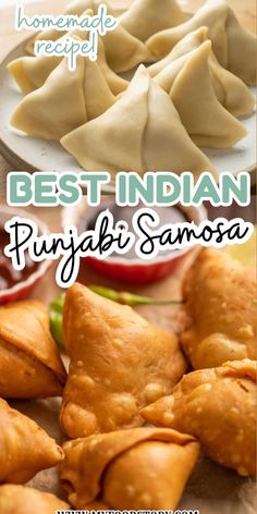 Try this Best Punjabi Samosa Recipe for a taste of authentic Indian street food. These samosas are packed with a savory mix of spiced potatoes, peas, and aromatic herbs. Perfect as an appetizer or a snack, these crispy and golden treats are sure to be a hit at any gathering. With easy-to-follow instructions, you can make these delicious samosas from scratch and enjoy the vibrant flavors of Punjab in every bite. Punjabi Samosa, Easy Samosa Recipes, Aloo Masala, Spiced Potatoes, Punjabi Cuisine, Indian Recipes Authentic, Samosa Recipe, Indian Appetizers, Punjabi Food