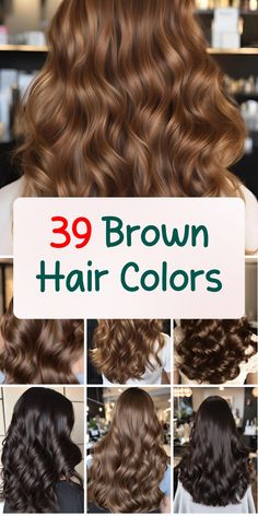 Discover the perfect brown hair color to complement your skin tone. From rich chestnut to warm honey, find your match among these 39 gorgeous shades. Brown Hair Types Colour, Tones Of Brown Hair Shades, Light Medium Brown Hair Color, Tawny Brown Hair, Ginger To Brown Hair, Type Of Brown Hair Shades, Brown Hair Shades Chart, Hair Color Swatches Shades, Shades Of Brown Hair Color Chart