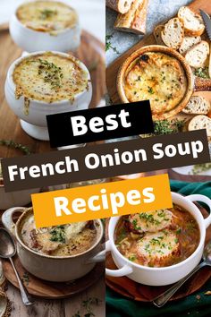 the best french onion soup recipes to make it easy and tasty for lunch or dinner