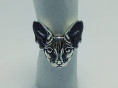 cat lover gift ring silver jewelry cat lover gift cat noir ring cat rings kittey ring sterling silver ring mothers day cat jewelry animal rings silver ring cat face ring cat ring cute Ring cat Jewelery silver cat ring Cat Noir Ring, Cat Rings, Silver Cat Ring, Ring Cat, Face Ring, Cat Ring, Animal Rings, Silver Cat, Rings Silver