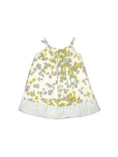 Baby Gap Dress Size: 3 Yellow Skirts & Dresses - used. 100% COTTON, Ruffles, Short, Sleeveless | Baby Gap Dress: Yellow Skirts & Dresses - Used - Size 3 Spring Cotton Sundress For Playdates, Cotton Summer Dress For Playwear, Spring Cotton Sundress For Babies, Summer Cotton Sundress For Playwear, Playful Spring Sundress For Playwear, Summer Floral Print Dresses For Play, Casual Sundress For Playtime In Spring, Casual Green Sundress For Playtime, Sleeveless Floral Print Dress For Playdate